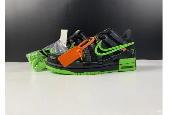 CU6015-001 O-W DUNK “”GREEN AIR STRIKE“ NIKE RUBBER 0302